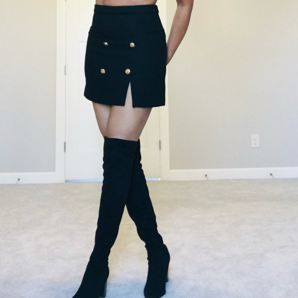 H&M Black Short  Skirt - Picture 2 of 14
